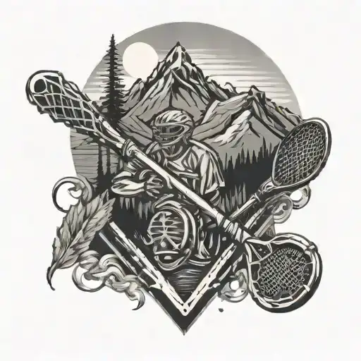 Lacrosse And Mountains Inside