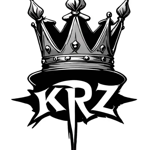 Crown With Krz Written Underneath