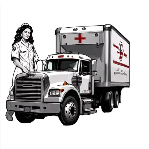 Nurse And Truck Combination