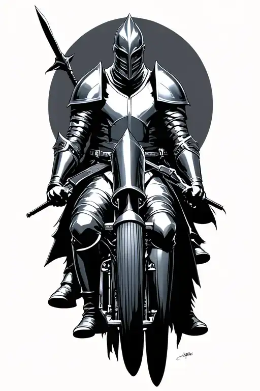 Black Knight Riding