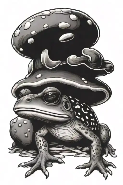 Mushrooms Toad Smoking