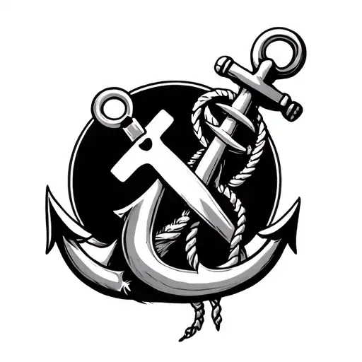 Gemini Zodiac Sign And Anchor