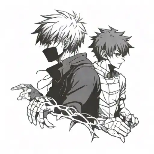 Ken Kaneki X Killua Hunter X Hunter