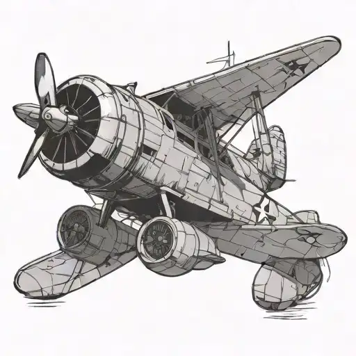 Plane Drawings Simple