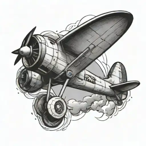 Airplane Drawings Simple Design