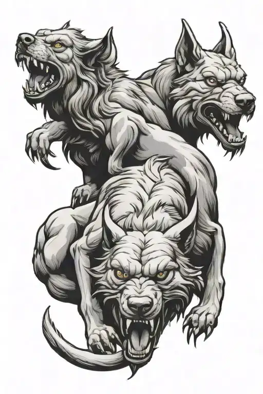 Cerberus Three Headed Dog
