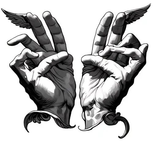 Michaelangelo Gods Hands