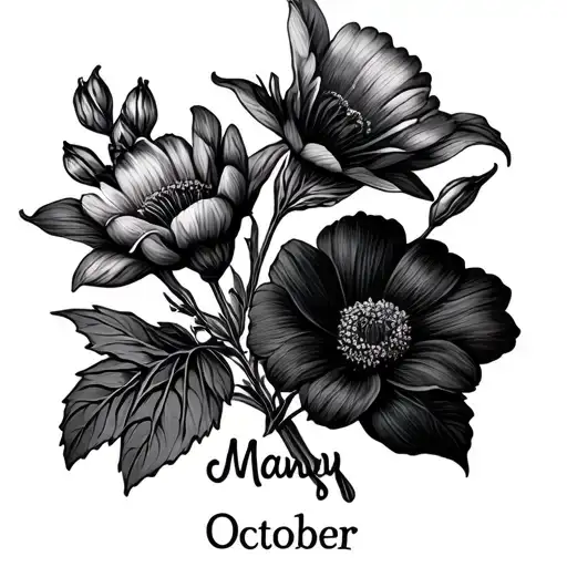 Birth Month Flowers May And October