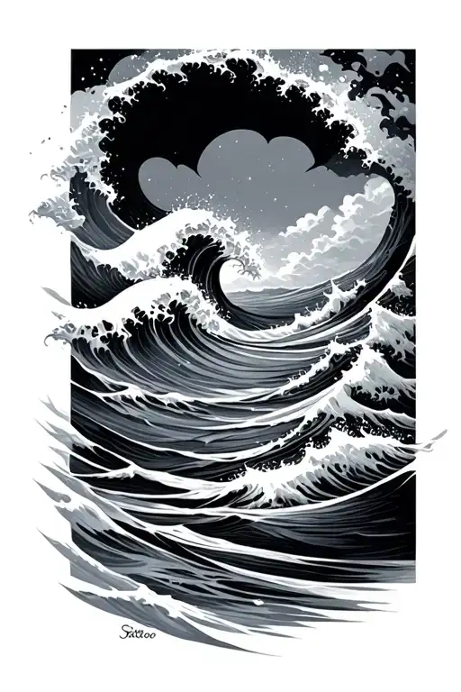 Waves Crashing
