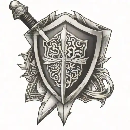 Templar Sword And Shield