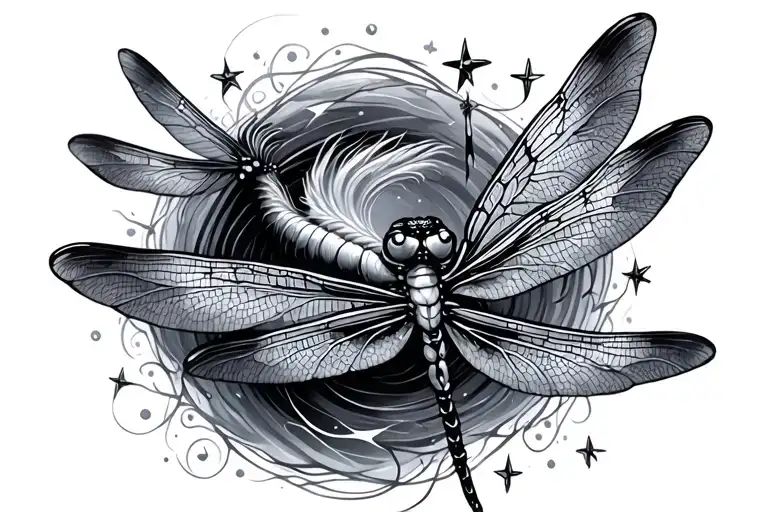 Stars And Dragonflies