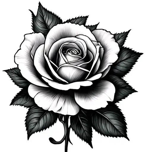 Pansey Carnation And White Rose