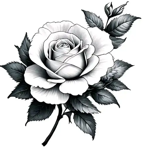 Pansey Carnation And White Rose