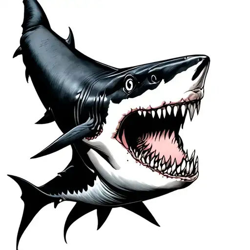 Calaca With Sharks