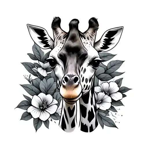 Giraffe Surrounded