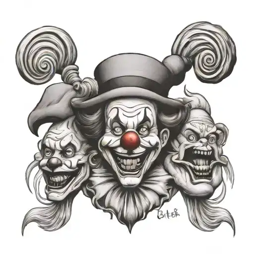 Laugh Now Cry Later Clown