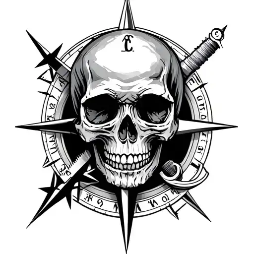 Skull And Compass