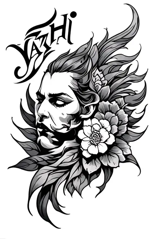 Yazhi Tattoo Design