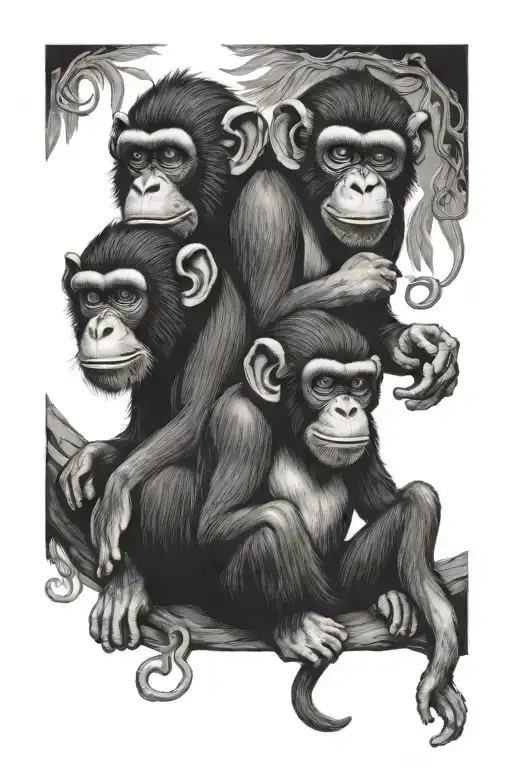 3 Wise Monkey