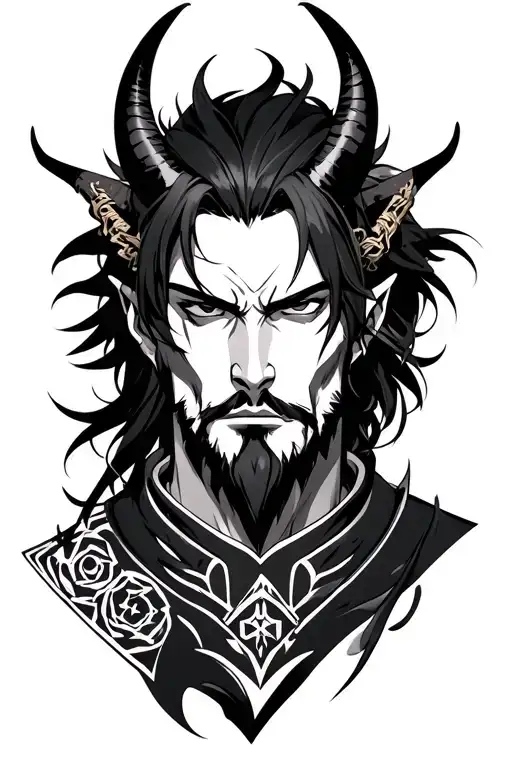 Anime Tattoo Demon Slayer Male