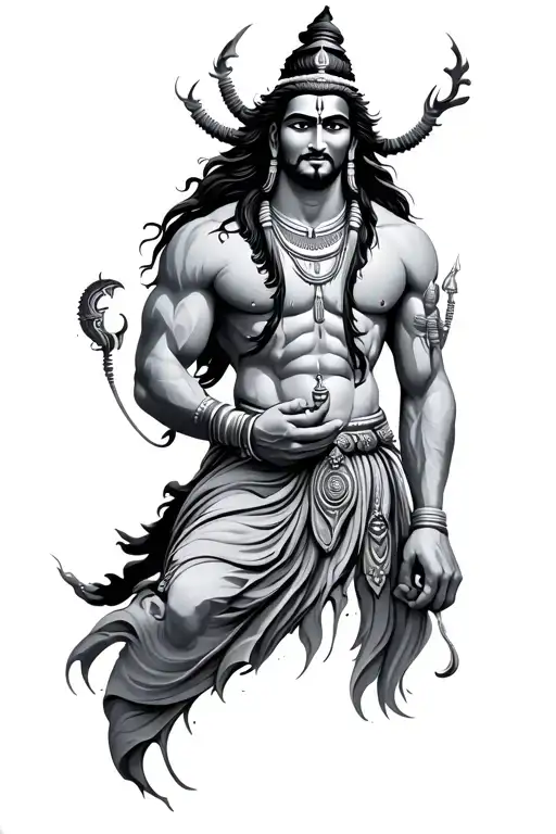 Shiva Man Holding