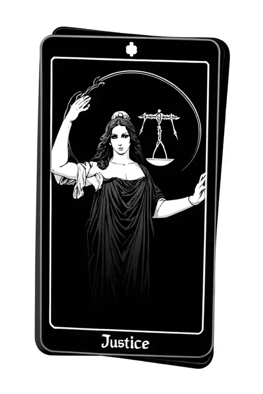 Tarotcard Justice