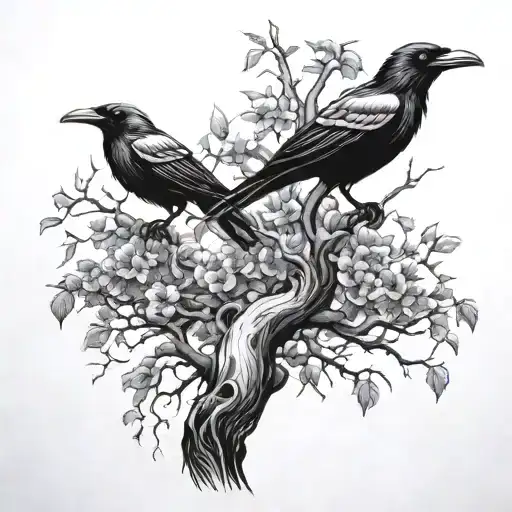 Poison Tree With Itachi Crows And Eyes