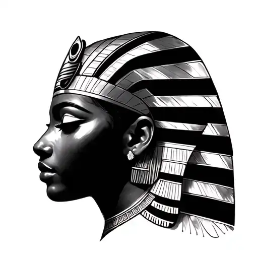 Egyptian Motive For Womens Back