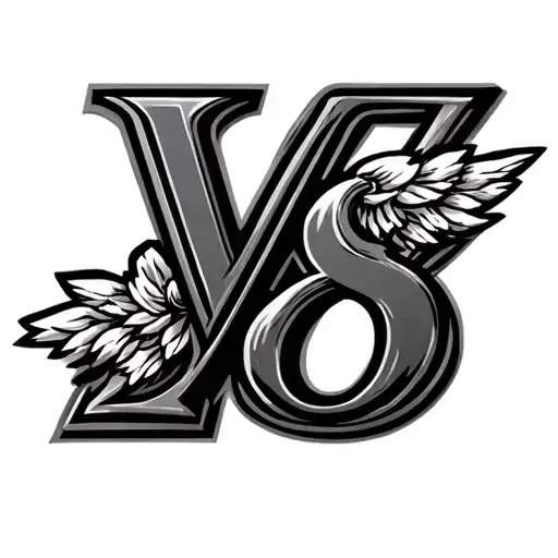 V 8 Logo With Landon Ryan Case