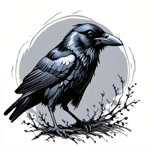 Crow Standing