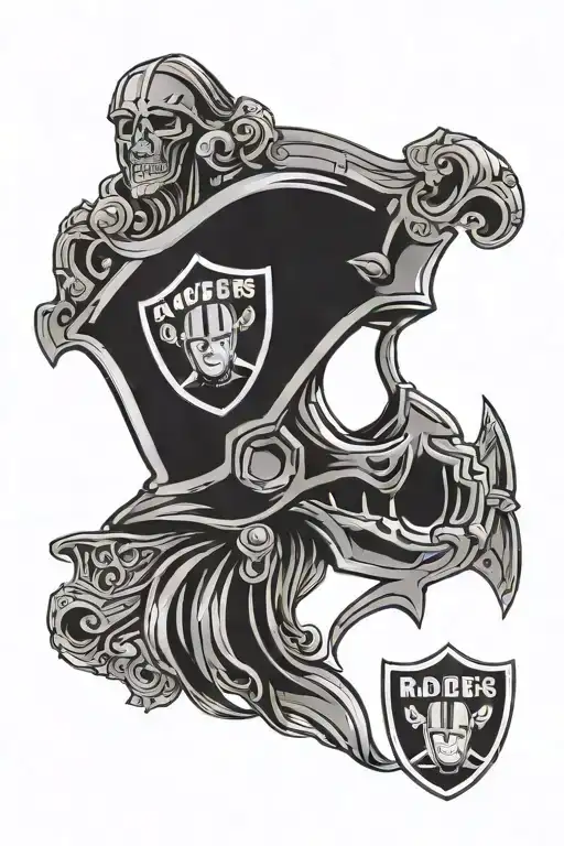 Las Vegas Raiders Logo Surrounded