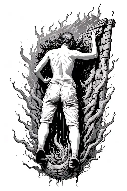 Climbing Out Of Hell Portrayed