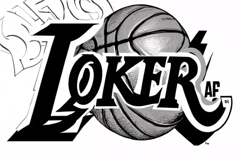 Deluca A Basketball And Kobe Logo Incorporated