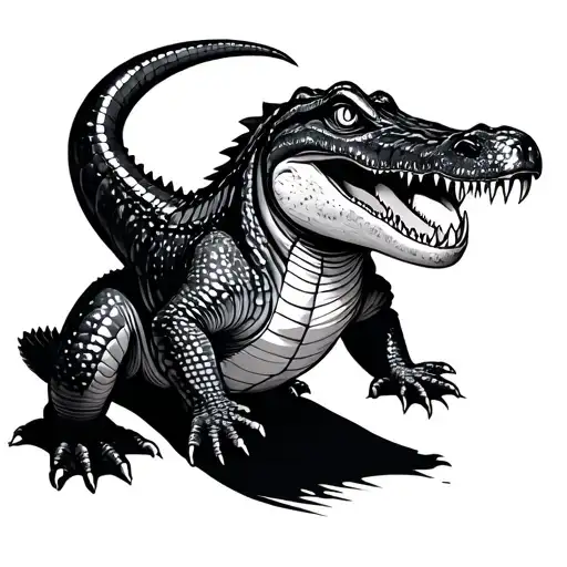 Crocodile Spinning