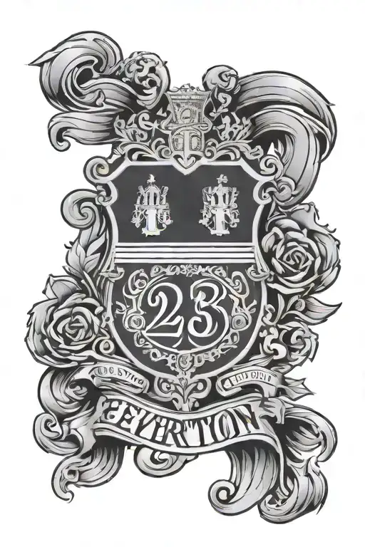 23 And Everton Badge