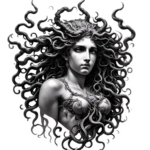 Medusa Greek Mythology Inspired