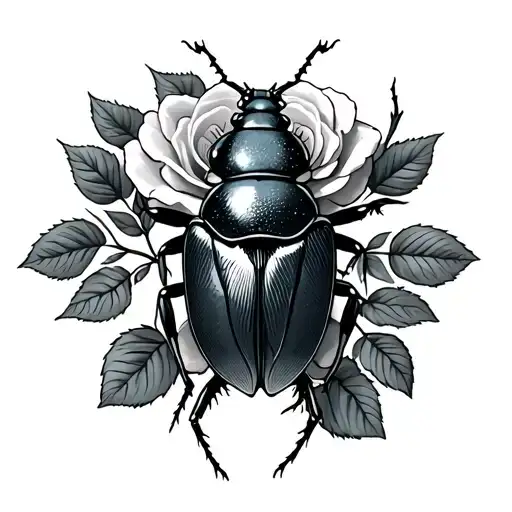 June Bug And Prim Roses