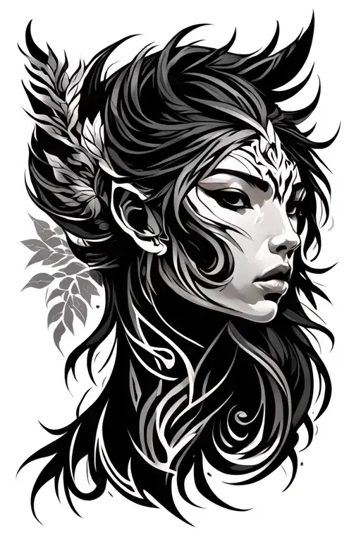 Lin Tribal From Neck