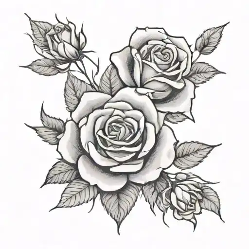 Roses Blooming