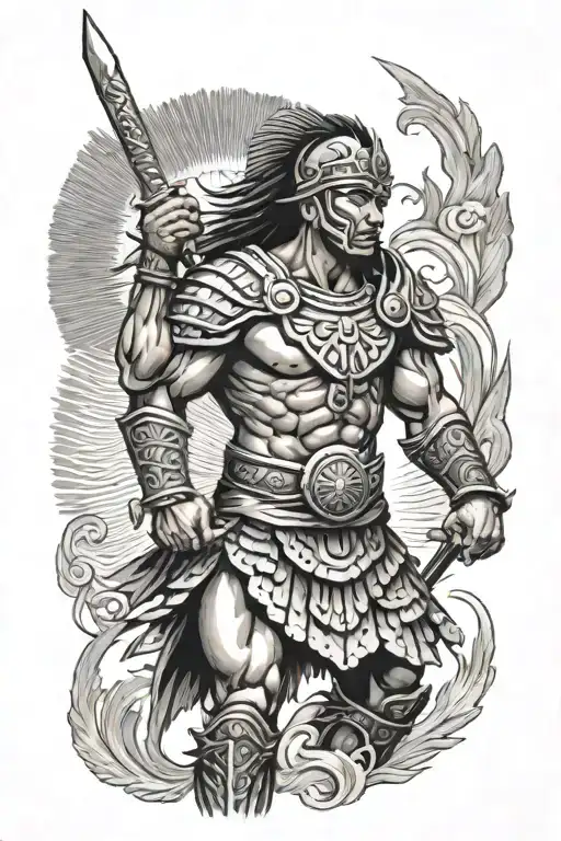 Filipino Warrior Standing