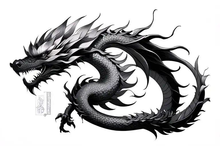 Dragon Lotus Sword Intertwined