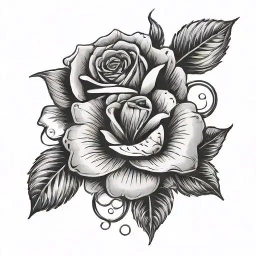 The Number 999 With A Rose