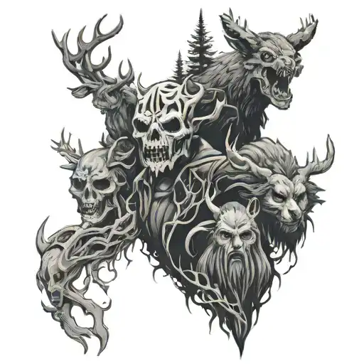 Forest Horror Movie Characters