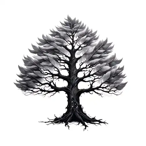 Sorciere Feather Tree