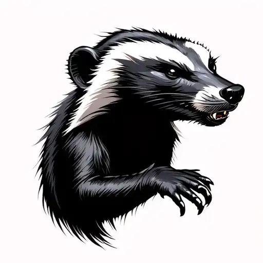 Angry Honey Badger