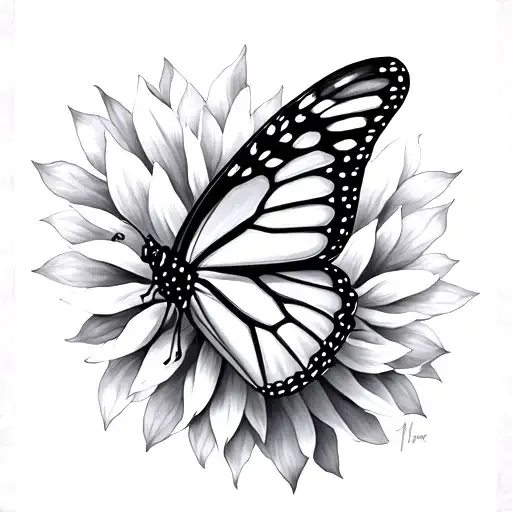 Monarch Butterfly In Memory Of Someone
