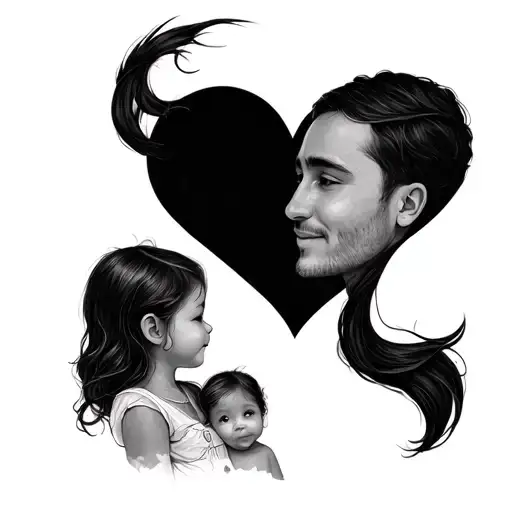 Dad And Daughter Heart 2 Brooke