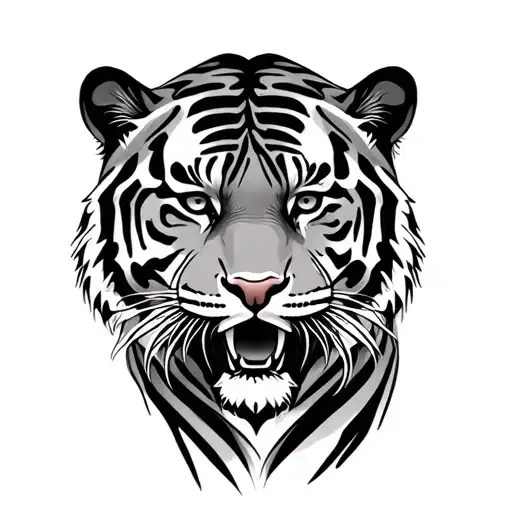 The Tiger Is Entirely Delicate And Template