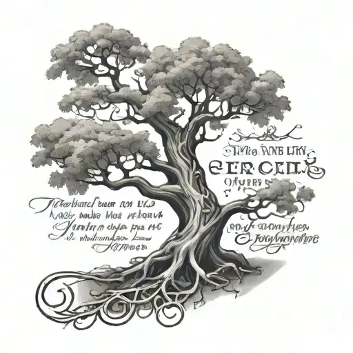 Mercy Tree With Bible Verse Incorporated