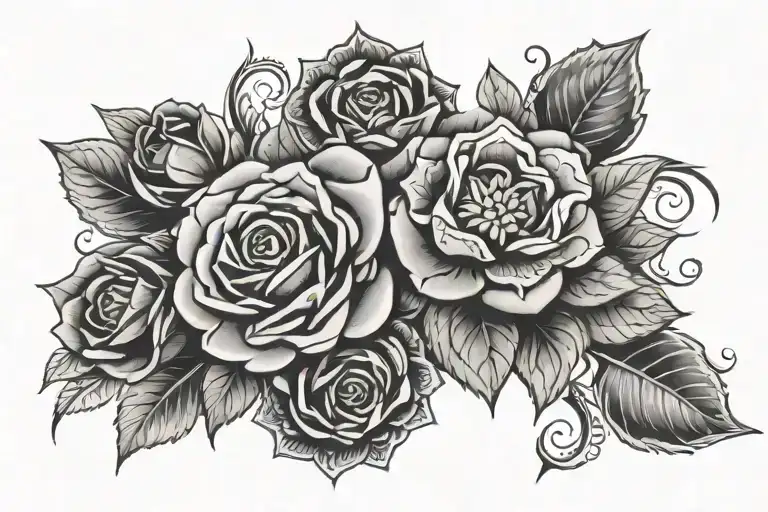 Mandalas And Roses
